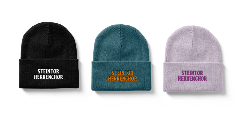 Beanies mit Steintor Herrenchor Logo